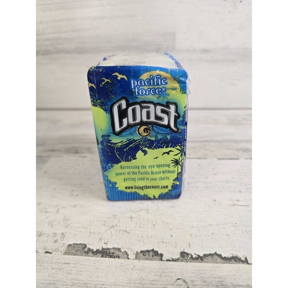 Vintage 2008 Coast Pacific Force Deodorant Soap 3 Bar Pack New Sealed USA